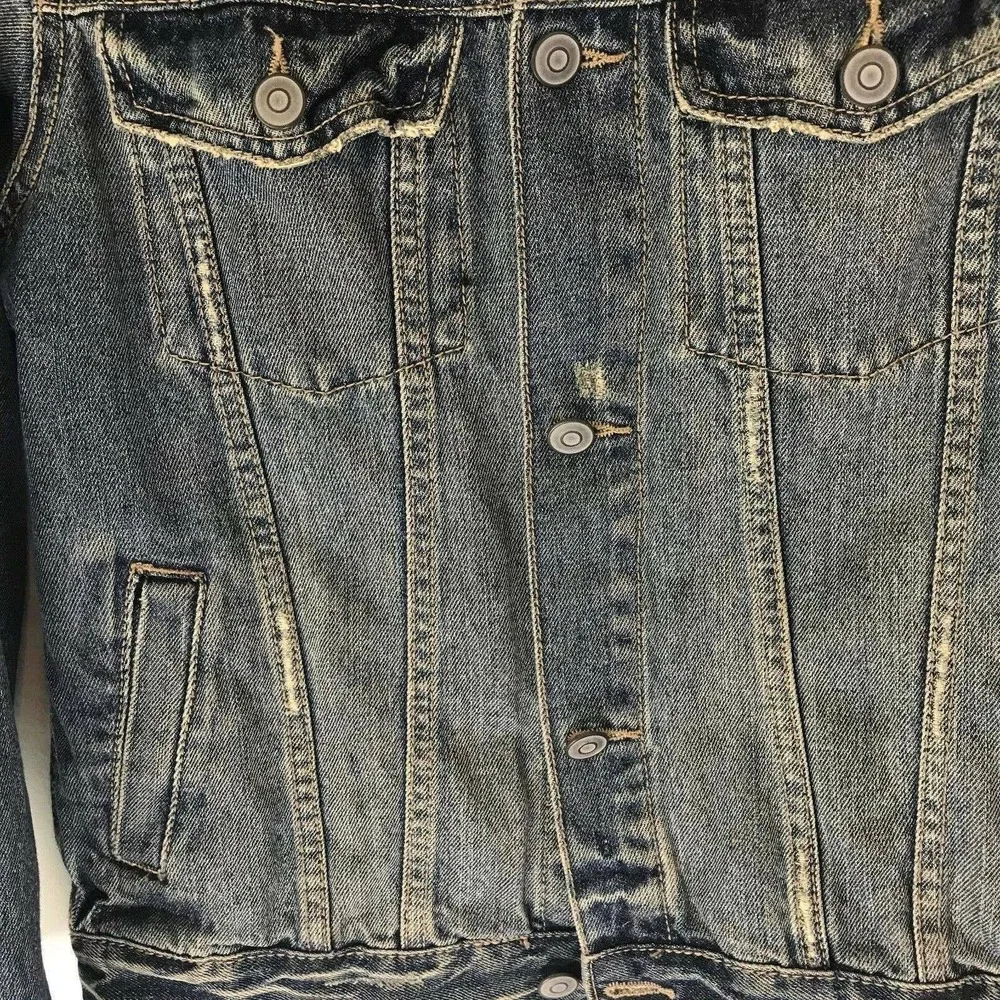The Place Est 1989 Denim Jacket Blue Classic Trucker‎ Style Girls Large (10/12)
